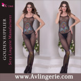 Lady Colorful Crotchless Body Stocking Bodysuit Lingerie Nightwear (KK02-048)