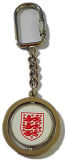 The Rotatable Center Metal Key Chain