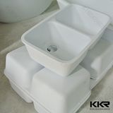 Pure White Solid Surface Undermount Sink Kitchen Sink