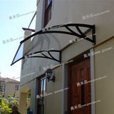 Big Awning Clear and Clear Polycarbonate Canopy