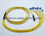 Singlemode MPO-LC Fiber Optical Cable