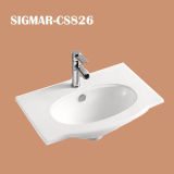 Smooth Surface Pedestal Sink Storage Solutions