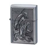 Metal Promotional Gifts Zinc Alloy Embossed Oil Lighter Xf6001A
