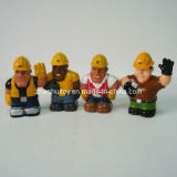 Construction Workers Plastic Toy