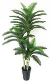 Yy-0889 PU Three Branch Outdoor Artificial Noble Fern Tree Plant Fake Artificial Garden Artificial Plant Cheap Faux Plants