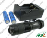 Trustfire 7W 350lm Lumen CREE Q5 Focus Adjust Zoom LED Mini Flashlight Magnet Torch