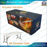 Custom 6ft Table Cloths and Exhibition Table (NF18F05018)