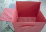 Foldable Non Woven Fabric Covered Storage Boxes