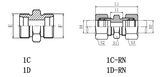 Hydraulic Fitting 1C-1D-B