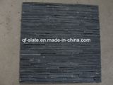 Professional Black Cultured Stone Slate for Feature Wall Covering