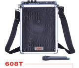 Shoulder Straps Rechargeable Speaker with Wireless Microphone