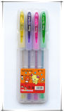 4 PCS PP Box Packing Glitter Pen (m-501-4)