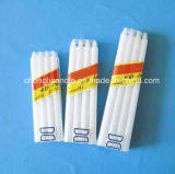 White Plain Bright Candles for Daily Use