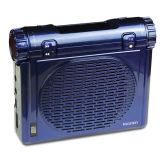 Klivien Mini Portable FM Radio Amplifier Microphone Speakers
