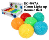 Funny 60mm Light up Bounce Ball Toy