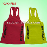 Wholesale Cotton Silk Screen Printing/Embordery Custom Design Sports Wear Women Gym Singlet Tank Top Bx-021