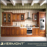 Modern Lacquer Style Kitchen Cabinet Solid Wood Made (VT-SK-030)