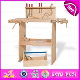 2015 Kids Smart Pieces Toys Tool Set, Cheap Children Assembled Wooden Tool Sets Toy, Eco-Friendly Wooden Toy Hand Tool Toy W03D059