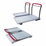 Aluminum Platform Trolley with Folding Handrail