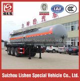 GLS 32t Corrosive Liquid Transport Truck Trailer with Tanker