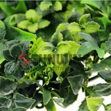 Outdoor Artificial Hedge Interlocking Artificial Leaf Fence