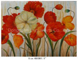 Canvas Wall Art Decorative Palette Knife Flower Painting (LH-700436)