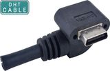 SCSI Cables 26pin Male 90 Degree Molding for Equipment