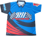 Zipper Collar Pit Crew Shirts Custom Made Racing Wear