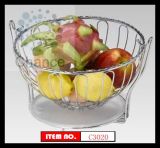 Iron Wire Fruit Basket for Kitchen Accessories (C3020)