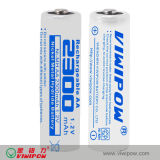 Long Life-Span 1.2V Ni-MH Battery with Low Self Discharge (VIP-AA2300)