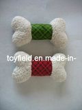 Pet Bone Plush Squeaky Bite Chew Dog Toy