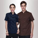 Custom Short Sleeve Classic Durable Hotel and Restaurant Chef Uniform