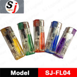 Electronic Disposable Star Lighter with LED Lighter