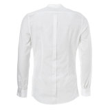 Chinese Men's Long Leeve White Shirt