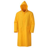 Fire-Retardant PVC/Polyester Raincoat for Safety Work