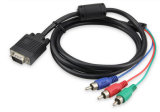 VGA 15pin to 3RCA RGB AV Cable/Video Cable