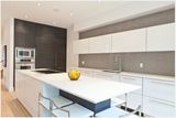 Pure White Color High Gloss Lacquer Kitchen Furniture