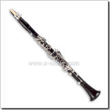 Ebony Wood Silver Plated Keys Bb Key Clarinet (CL3300S)