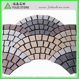 Beautiful Fan Shape Mixed Colors Paving Stone (FLS-1000)