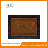 Embroider Leather Label for Garment