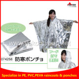 Emergency Thermal Foil Poncho for Natural Disasters