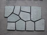 Green Slate Customized Tiles with Mesh (SSS-89)