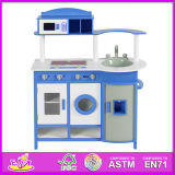 2014 New Style Wooden Toy Kitchen for Kids, Latest Modern Wooden Toy Kitchen for Children, Pretend Play Kitchen for Baby W10c076A