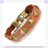 Fashion Jewellery Lady Fashion Leather Bracelet (HR6090)