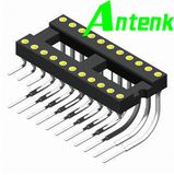 2.54mm Machine Pin Socket, IC Type, 2A Current Rate