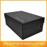 Black Cardboard Shoe Box