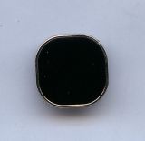 Square Alloy Button With Enamel