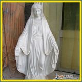 Mary--White Marble Figure Carving