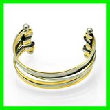 2012 Stainless Steel Gold Plated Bracelet Jewellery (TPSBE268)