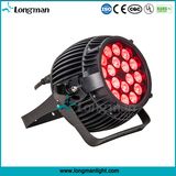 Outdoor DMX RoHS 18*10W RGBW 5760lumen PAR Spot Light LED